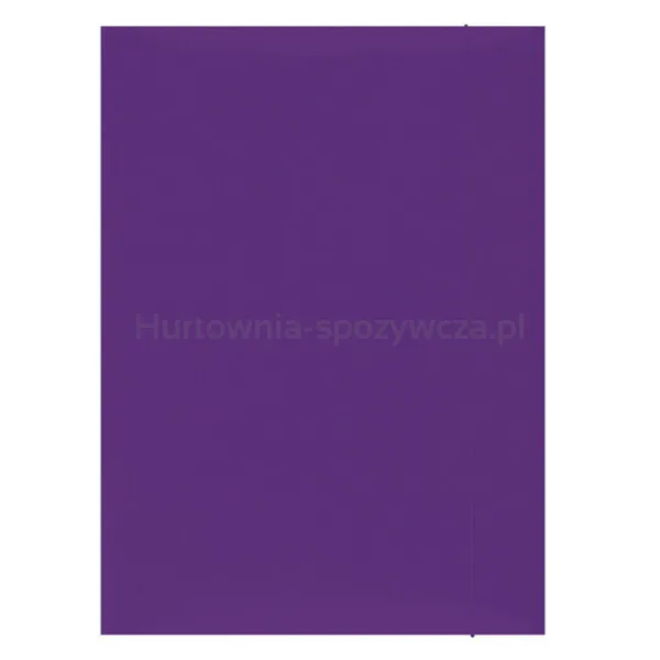 Teczka z gumką OFFICE PRODUCTS, karton, A4, 300gsm, 3-skrz., fioletowa