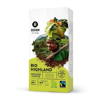 Oxfam Kawa Mielona Arabica/Robusta Wysokogórska Fair Trade Bio 250 G [BIO]