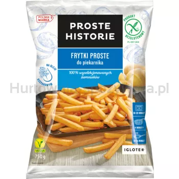 Proste Historie Frytki proste do piekarnika 750G