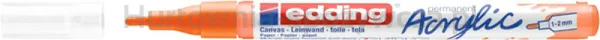 Marker akrylowy e-5300 EDDING, 1-2 mm, pomarańczowy neonowy