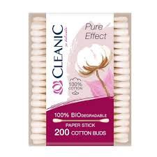 Cleanic Patyczki Higieniczne Pure Effect 200 Sztuk