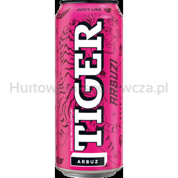 Tiger Juicy Line gazowany napój owocowy o smaku arbuza 500 ml