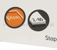 Zszywki REXEL Odyssey, 9mm, 2500szt., wysokowydajne, srebrne - 2