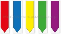 Post-It Zakładki indeksujące (684-ARR1), PP, 11,9x43,2mm, strzałka, 5x20 kart., mix kolorów  - 2