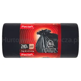 Paclan Big&Strong Worki Na Śmieci 240L 20 Szt.