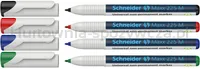 Zestaw foliopisów niepermanentnych SCHNEIDER Maxx 225 M, 4 szt., w etui, mix kolorów - 5
