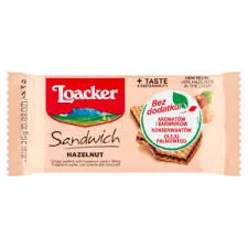 Loacker Sandwich Wafelek Orzech Laskowy 25 G