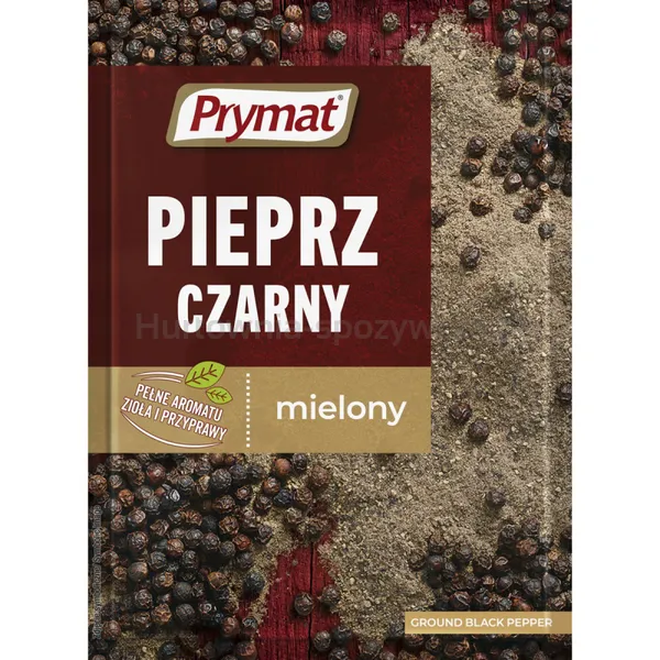 Prymat Pieprz czarny mielony, 20g