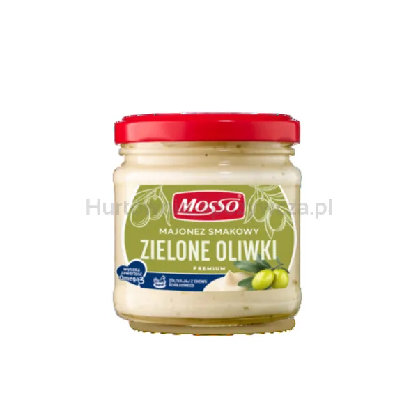 Mosso Majonez smakowy zielone oliwki 170g