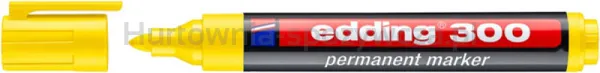 Edding Marker permanentny e-300 1,5-3mm, żółty 