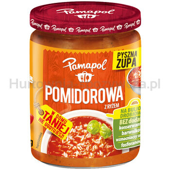 Pamapol Pomidorowa Z Ryżem 470G Pyszna Zupa 