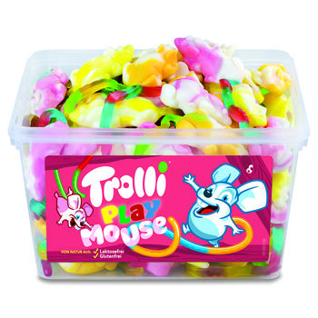 Trolli Playmouse Myszy Żelki O Smaku Owocowym 75 Szt. 1200G