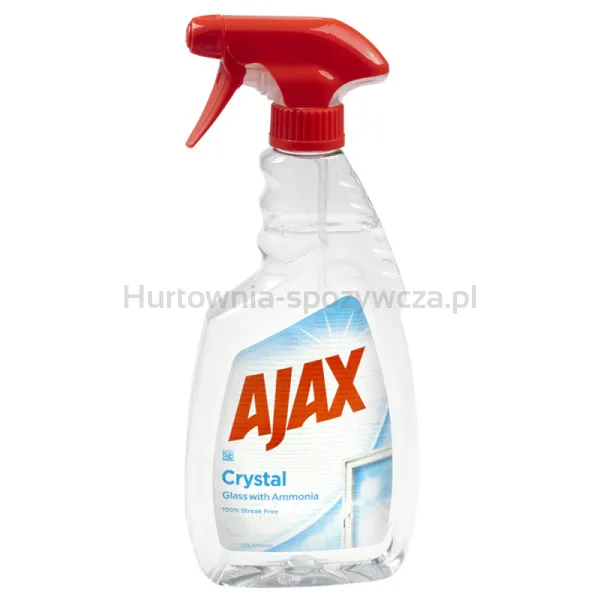 Ajax Płyn do mycia szyb Crystal z amoniakiem, pompka, 500ml