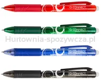 Długopis automatyczny Q-CONNECT , 1,0mm, wymazywalny, zielony - 2