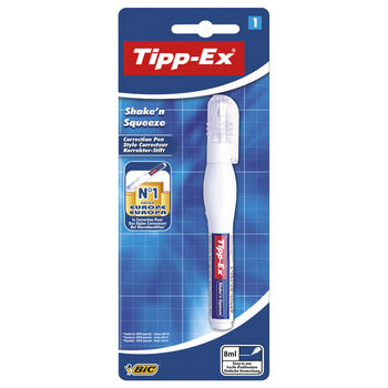 Tipp-Ex Shake'n Squeeze korektor w piórze blister 1 sztuka