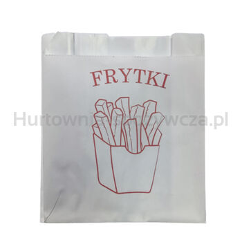 Torebka Fast Food Frytki 100X40X130 Mm, Opakowanie 250 Sztuk ,Powlekana, Green Heaven