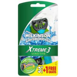 Wilkinson Sword Xtreme3 Sensitive Jednorazowe Maszynki Do Golenia Dla Mężczyzn, 4 Szt.