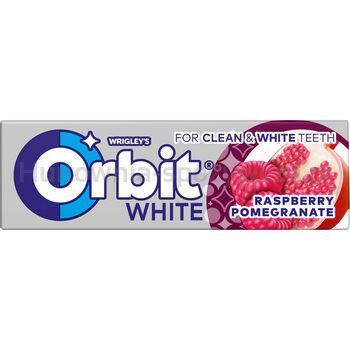 Orbit White Raspberry Pomegranate 10 drażetek 14g