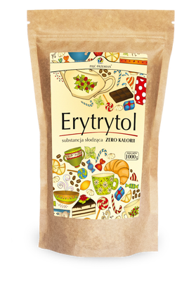 Erytrytol 1 Kg (Torebka Papierowa) - Pięć Przemian [BIO]