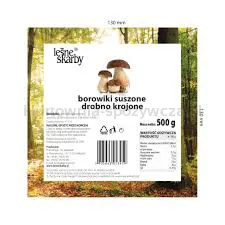 Leśne Skarby Borowik Szlachetny SuSzony Drobno Krojony 500G