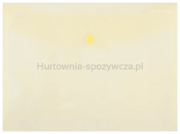 Donau Teczka kopertowa zatrzask, PP, A4, 180mikr., żółta 