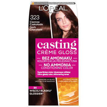 L'Oreal Paris Casting CreMe Gloss Farba Do Włosów 323 Ciemna Czekolada 180 Ml