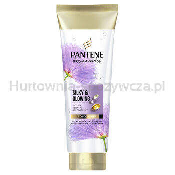 Pantene Pro-V Miracles Silky and Glowing Odżywka do włosów z biotyną i keratyną 160 ml