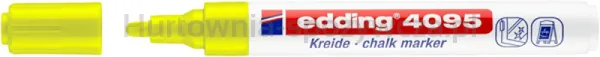 Edding Marker kredowy e-4095 2-3mm, neon żółty 