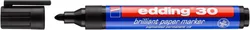 Edding Marker do papieru e-30 1,5-3mm, czarny 