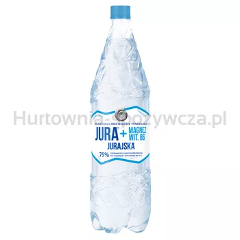 Jurajska woda z magnezem i witaminą B6 lekko gazowana 1,5 l kaucja