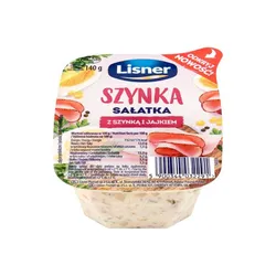 SZYNKA Sałatka z szynką i jajkiem 140 g Lisner