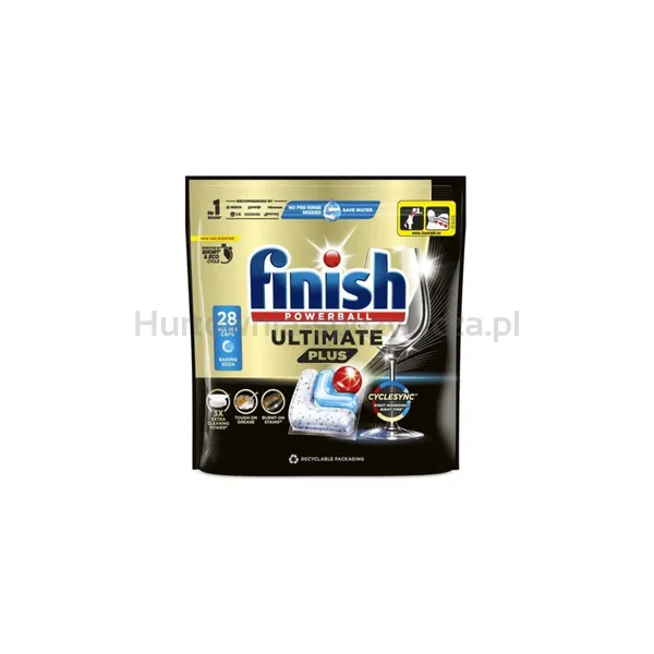 Finish Kapsułki Ultimate Plus 28 Baking Soda
