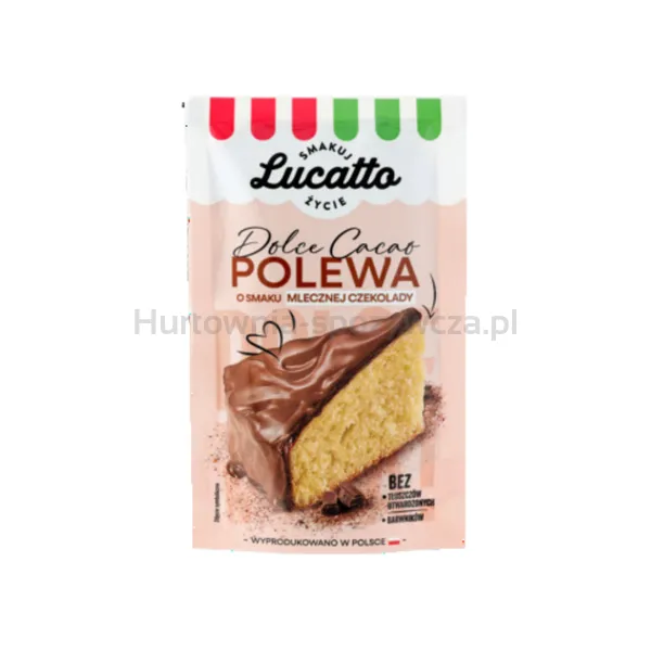 Lucatto Polewa twarda mleczna czekolada 100g