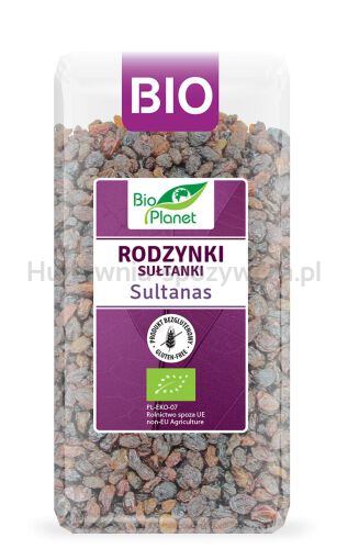 Rodzynki Sułtanki Bezglutenowe Bio 400 G - Bio Planet [BIO]