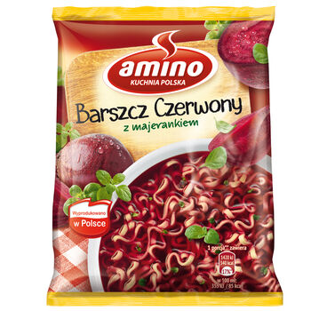 Amino Barszcz Czerwony Z Majerankiem 66 G x 22 sztuki