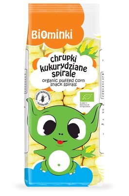 Biominki  Biominki Chrupki Kukurydziane Spirale Bezglutenowe Bio 60 G [BIO]