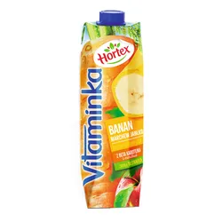 Hortex Vitaminka Jabłko, Marchew, Banan Sok Karton 1L