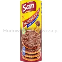 Herbatniki holenderskie SAN, półsłodkie, w czekoladzie, 170g