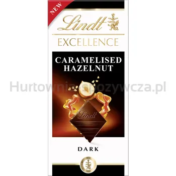 Lindt Czekolada Excellence Dark Caramelised Hazelnut 100G