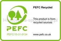 Ekologiczne Post-It Karteczki samoprzylepne(654-1B), 76x76mm, 6x100 kart., żółte  - 2