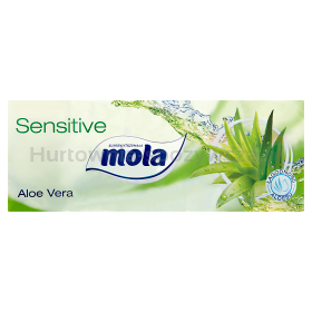 Mola Chusteczki Higieniczne Sensitive Aloe Vera 10 Szt. X 10 Op.