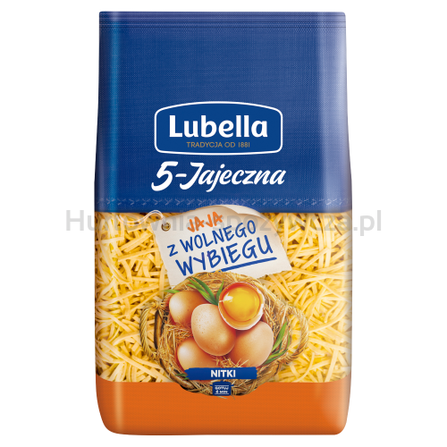 Lubella Makaron Jajeczna 5 Jaj Nitki 400 G