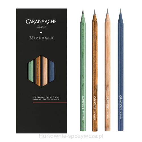 Ołówki Caran D'Ache, Les Crayons De La Maison, Edycja 10, 4 Szt.