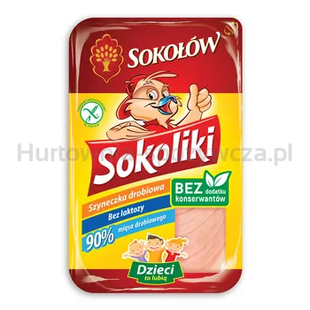 Sokoliki Szyneczka drobiowa plastry 100 g