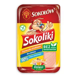 Sokoliki Szyneczka drobiowa plastry 100 g