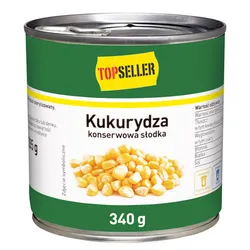 Topseller Kukurydza konserwowa słodka 340 g