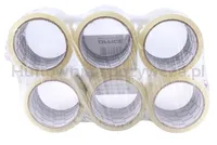 Taśma pakowa OFFICE PRODUCTS, 72mm x 60y, 36mic, 1szt., transparentna - 6