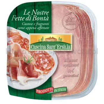 Prosciutto Cotto Szynka gotowa plastry 500g Cascina Sant'Ersilia