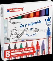 Marker do tablic e-360 EDDING, 1,5-3mm, 8 szt., mix kolorów - 2