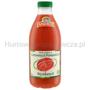 Andros Sok Z Czerwonych Pomarańczy Wyciskanych 1L